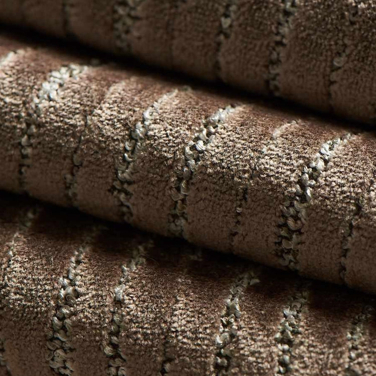 HHF Saloon Truffle - Velvet Upholstery Fabric