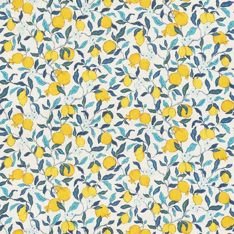 HHF Riviera Blue - Linen Like Upholstery Fabric