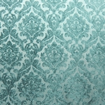 HHF Marcus Cerulean damask chenille upholstery fabric