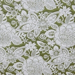 Haute House Fabric - Fiesta Apple - Floral #2862