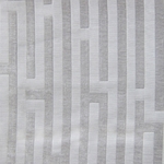 Haute House Fabric - Amazement Silver - Chenille Geometric Fabric #2895