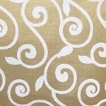 Haute House Fabric - Rene Beige - Contemporary Upholstery Fabric