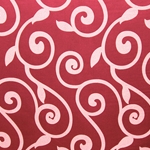 Haute House Fabric - Rene Cranberry - Red Contemporary Fabric