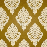 Haute House Fabric - Shelby Gold - Damask Fabric #2918