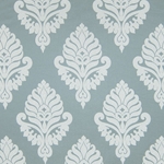 Haute House Fabric - Shelby Silver - Damask Fabric #2922