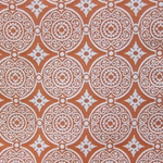 Haute House Fabric - Medallion Orange - Woven Fabric #3146