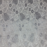 Haute House Fabric - Rebecca Silver - Floral Velvet #3861