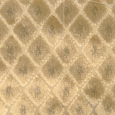 Haute House Fabric - Argile Champagne - Geometric Velvet #3925