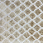 Haute House Fabric - Arcade Beige - Velvet Geometric Fabric #4358