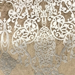Haute House Fabric - Capilla Mocha - Damask Velvet #4520