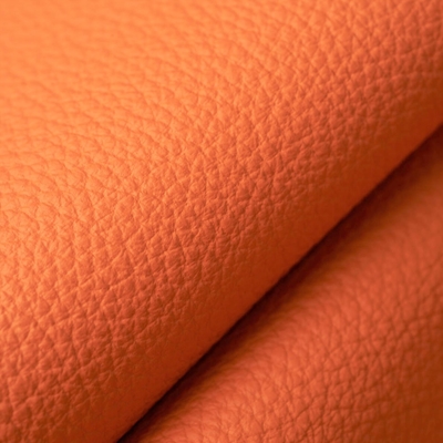 Haute House Fabric - Waverly Pumpkin - Leather Upholstery Fabric #5053