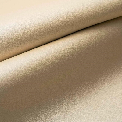 Haute House Fabric - Aura Champagne - Leather Upholstery Fabric #5093