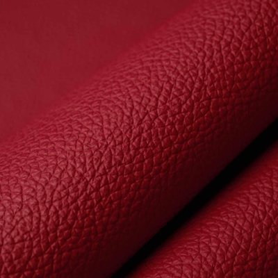 Haute House Fabric - Prestige Maroon - Leather Upholstery Fabric #5335