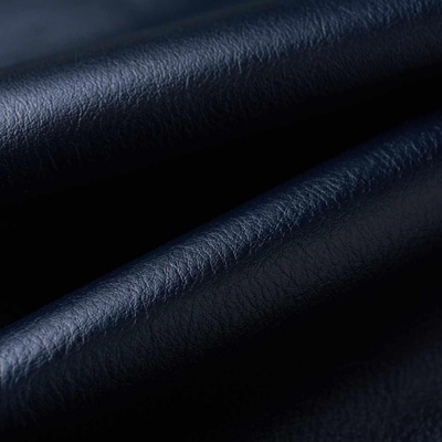 Haute House Fabric - Mozart Navy - Leather Upholstery Fabric #5379