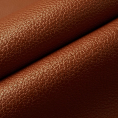 Haute House Fabric - Dapper Terra Cotta - Leather Upholstery Fabric #5434