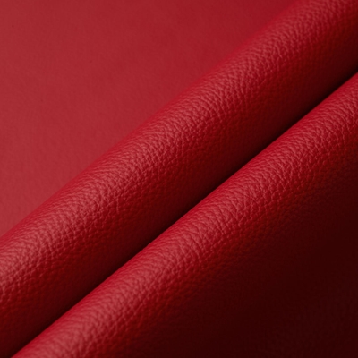 Haute House Fabric - Monument Ruby - Leather Upholstery Fabric #5522