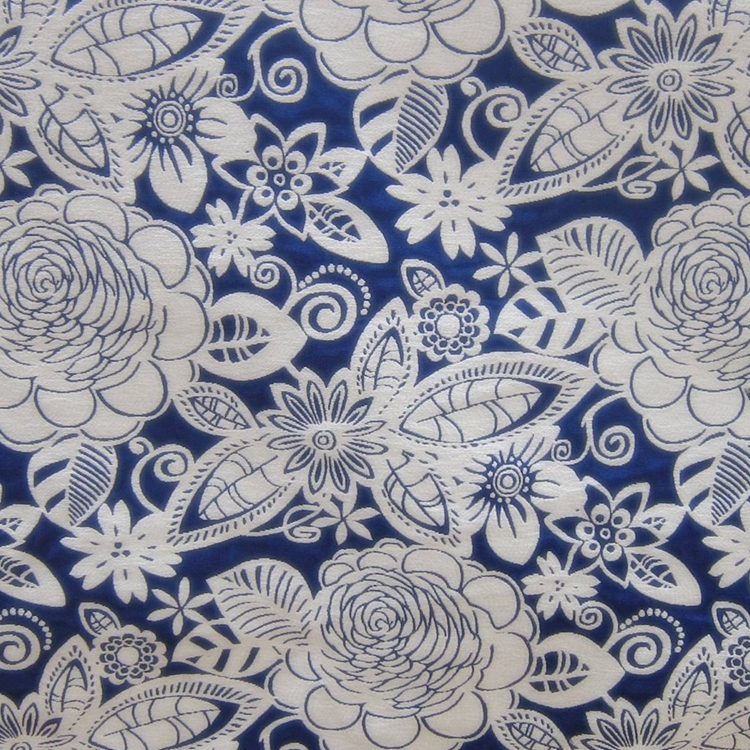 Haute House Fabric - Fiesta Sapphire - Floral #2871