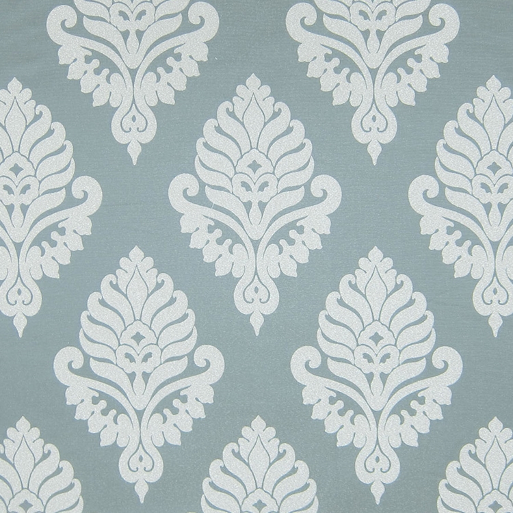 Haute House Fabric - Shelby Silver - Damask Fabric #2922