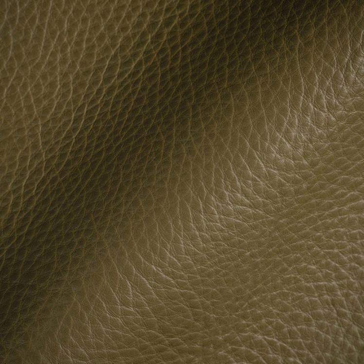 Haute House Fabric - Tut Olive - Leather Upholstery Fabric #3424
