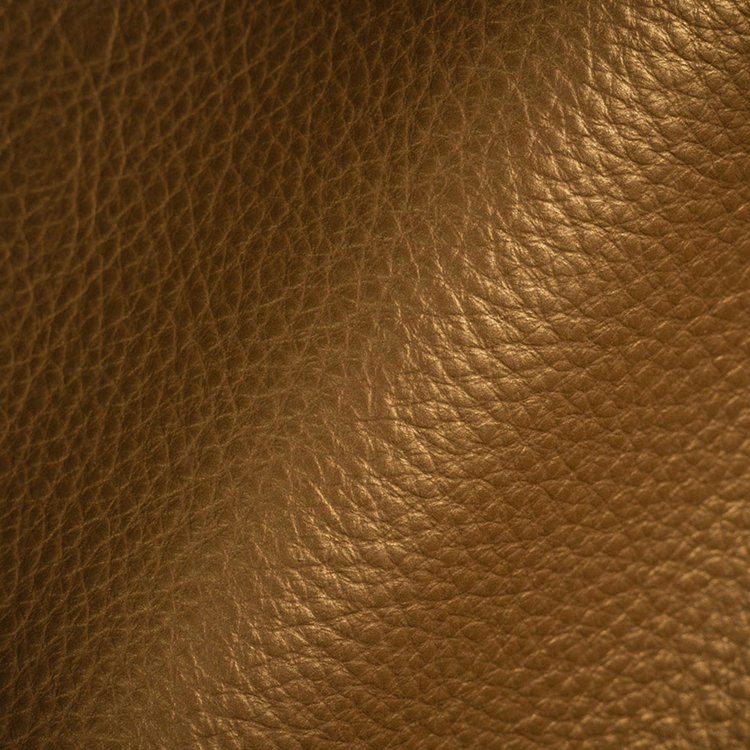 Haute House Fabric - Abalone Gold - Leather Upholstery Fabric #3451