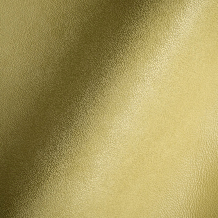 Haute House Fabric - Romantico Citron - Leather Upholstery Fabric #3460