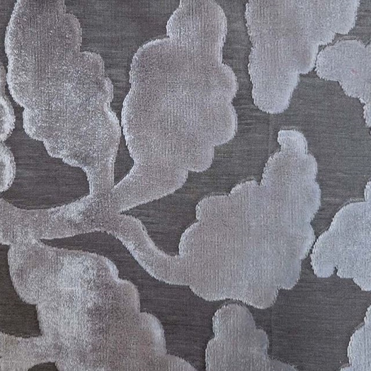 Haute House Fabric - Davis Grey - Velvet Upholstery Fabric #4373