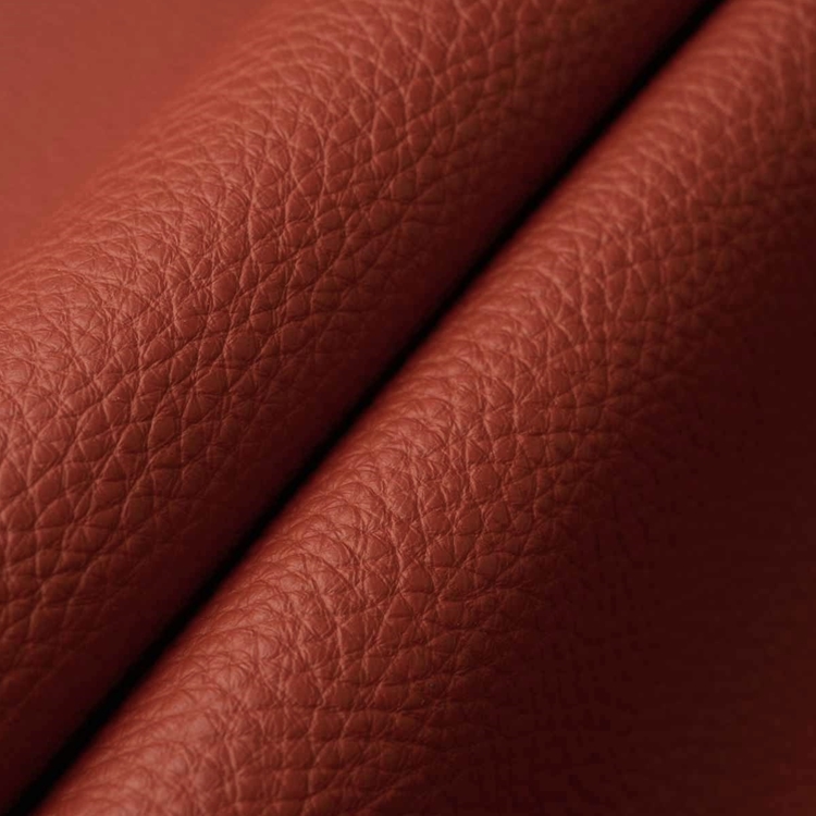 Haute House Fabric - Waverly Henna - Leather Upholstery Fabric #5015