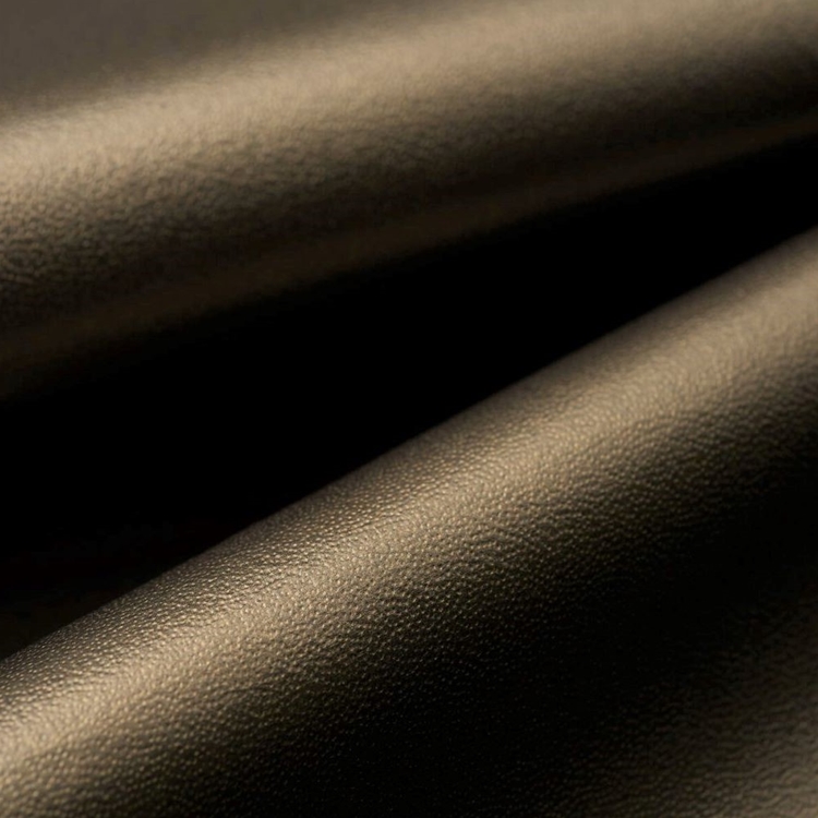 Haute House Fabric - Aura Bronze - Leather Upholstery Fabric #5091
