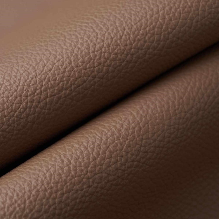 Haute House Fabric - Prestige Cappuccino - Leather Upholstery Fabric #5298