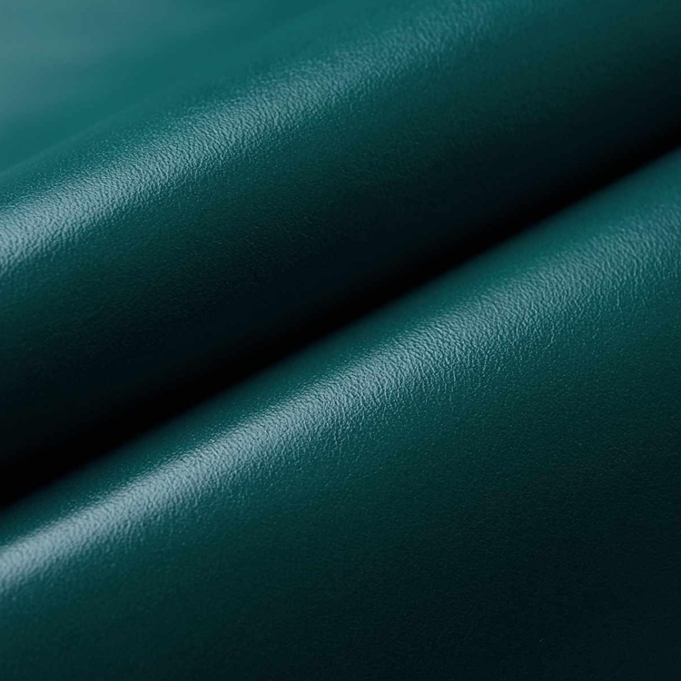 Haute House Fabric - Mozart Peacock - Leather Upholstery Fabric #5367