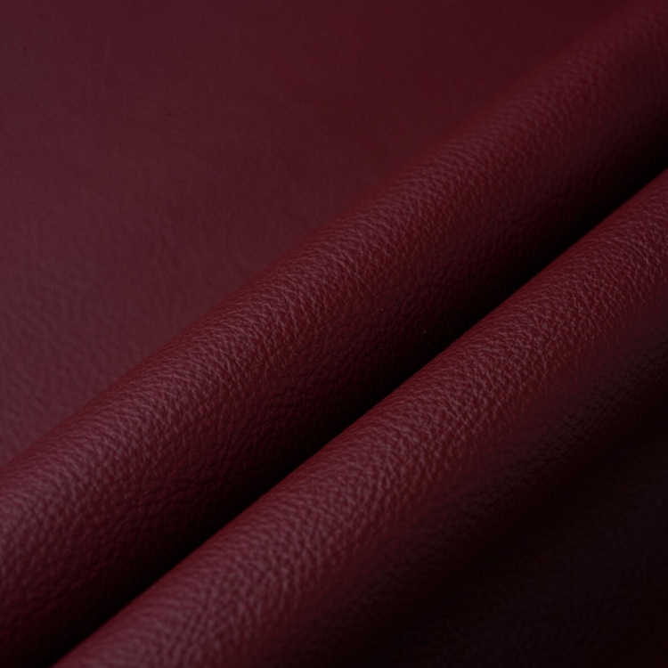 Haute House Fabric - Monument Oxblood - Leather Upholstery Fabric #5512