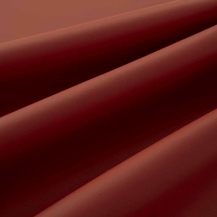 Haute House Fabric - Baldwin Crimson - Leather Upholstery Fabric #5553
